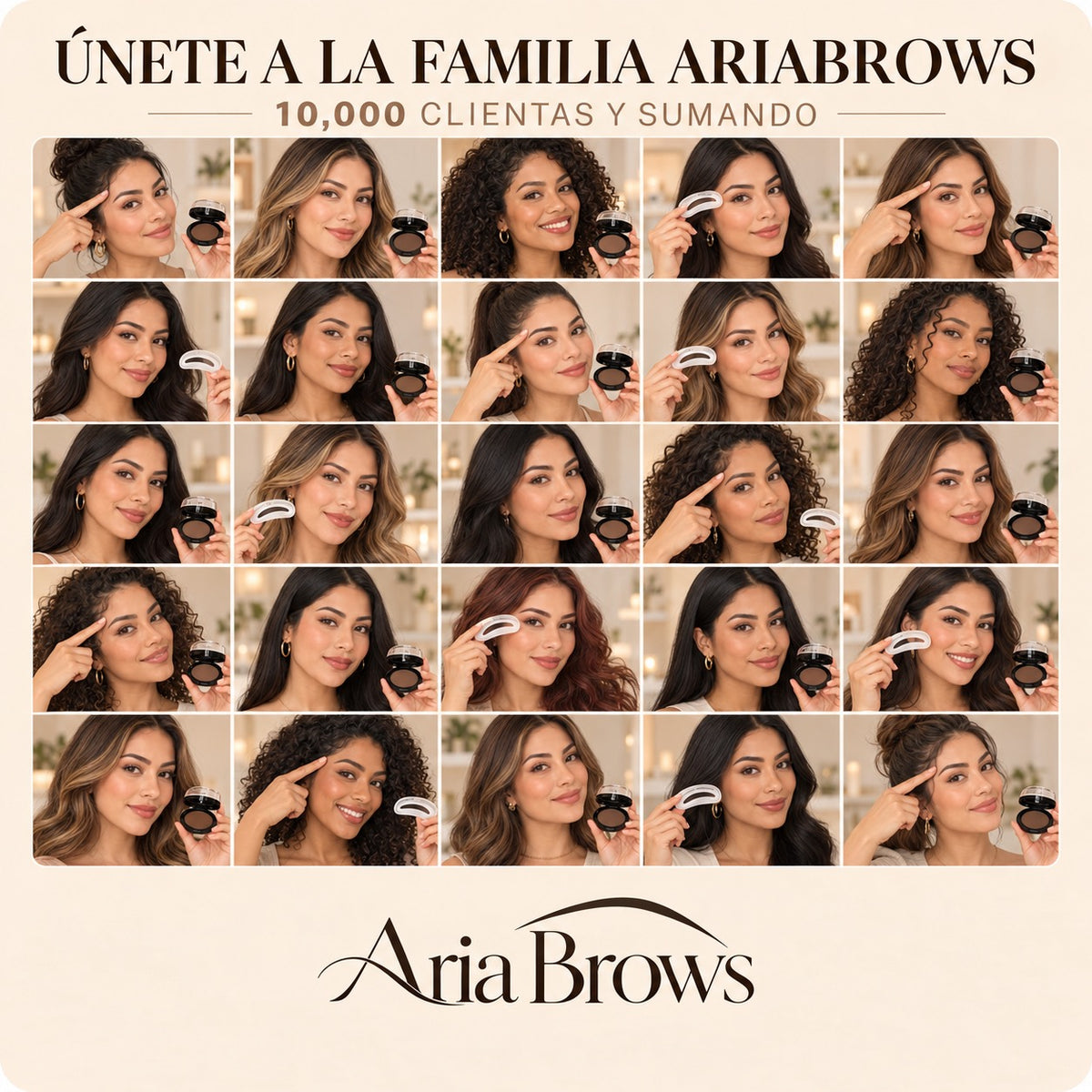 AriaBrows™ Kit de Cejas Instantáneas