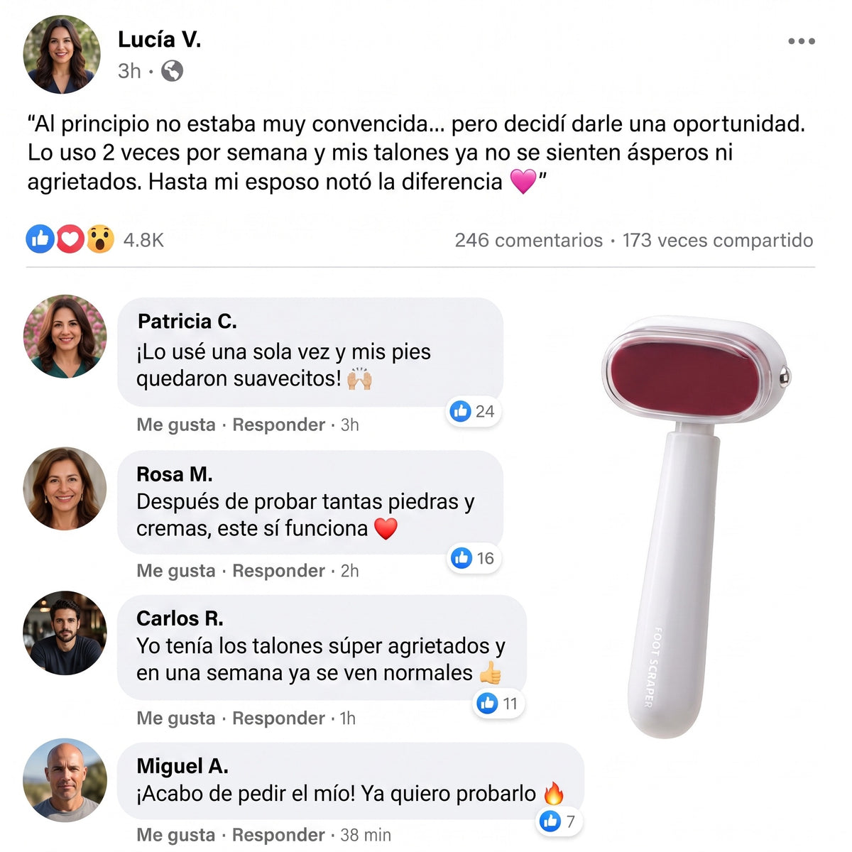 Removedor de Callosidades en Una Pasada